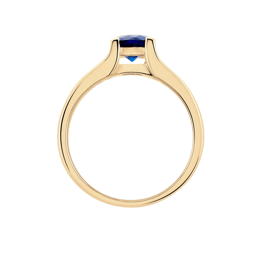 Bague Solitaire Maloe Plaque Or Jaune Oxyde De Zirconium - Solitaires Femme | Marc Orian