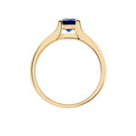 Bague Solitaire Maloe Plaque Or Jaune Oxyde De Zirconium - Bijoux fantaisie Femme | Marc Orian