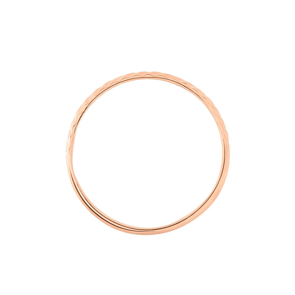 Alliance Calista Diamantee Or Rose - Alliances duo Unisex | Marc Orian