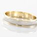 Alliance Effet Mat Ruban Plat Or Bicolore - Alliances duo Unisex | Marc Orian