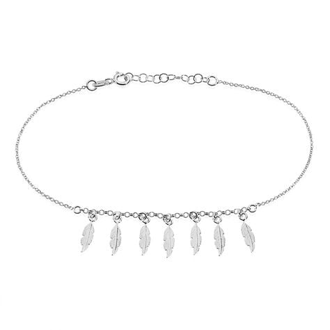 Chaîne De Cheville Altea Argent Blanc - Chaines de cheville Femme | Marc Orian