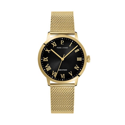 Montre Pierre Lannier Lannier Interval Noir - Montres &eacute;tanches Homme | Marc Orian