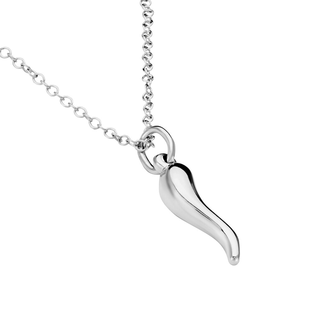 Collier Cornucopia Argent Blanc - Sautoirs Femme | Marc Orian