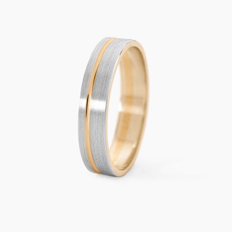 Alliance Marcio Ruban Plat Or Bicolore - Alliances duo Unisex | Marc Orian