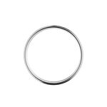 Alliance Florita Ruban Plat Or Blanc - Alliances duo Unisex | Marc Orian