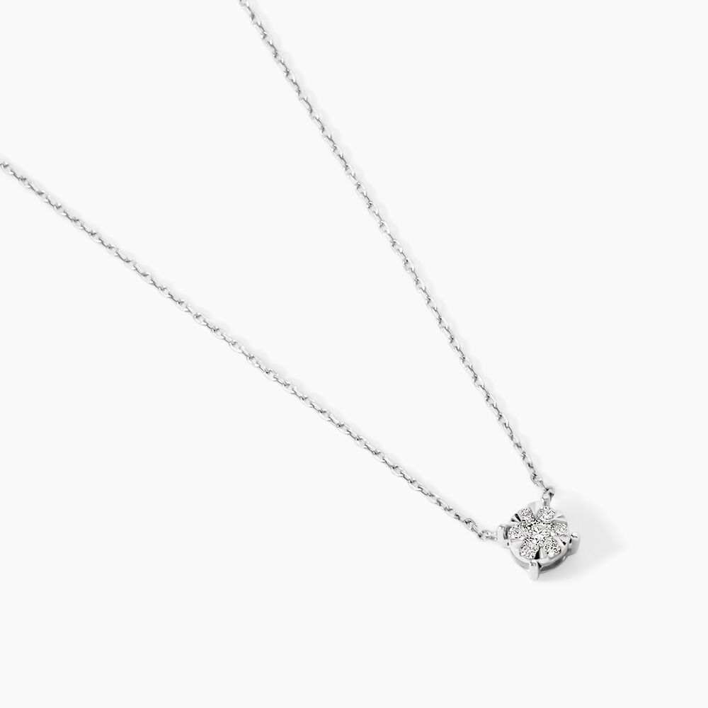 Collier Or Blanc Dream Diamants - Colliers avec pierres Femme | Marc Orian