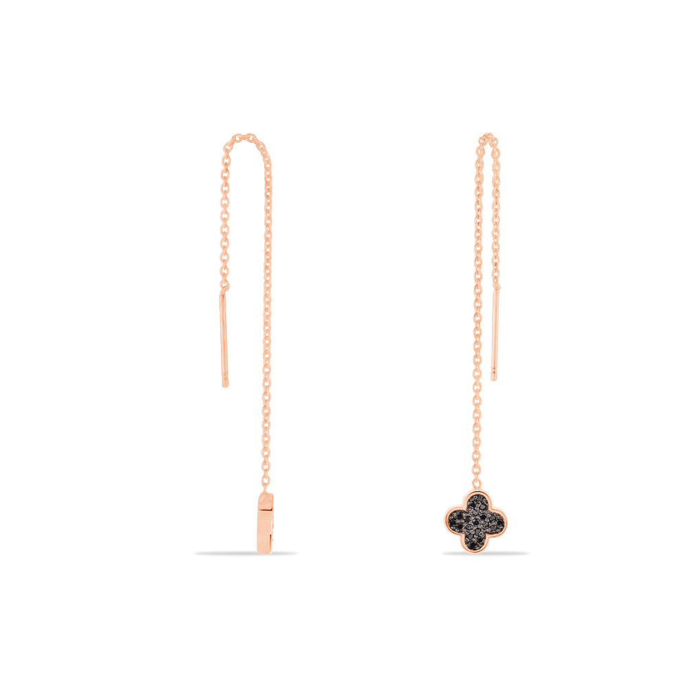 Boucles D'oreilles Pendantes Kathalyne Argent Rose Oxyde De Zirconium - Pendantes Femme | Marc Orian