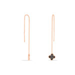 Boucles D'oreilles Pendantes Kathalyne Argent Rose Oxyde De Zirconium - Pendantes Femme | Marc Orian