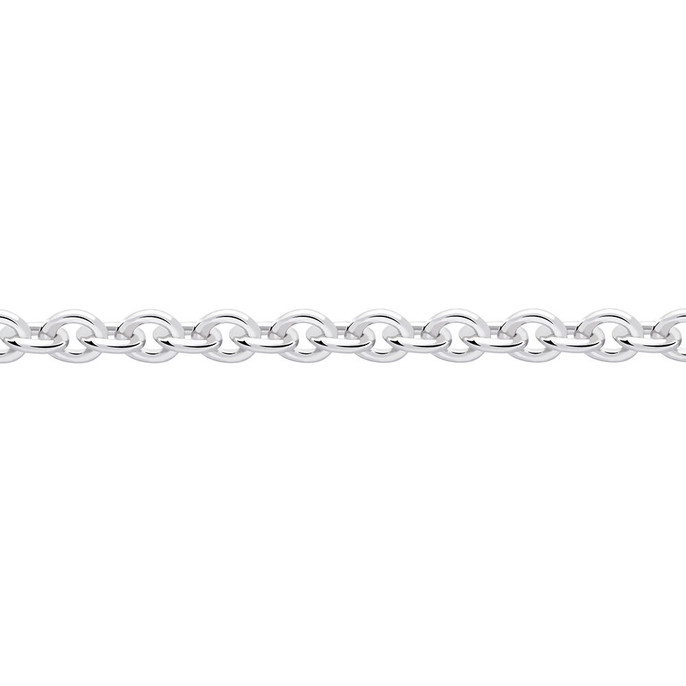 Cha&icirc;ne Ilda Maille For&ccedil;at Limee Or Blanc - Chaines Femme | Marc Orian