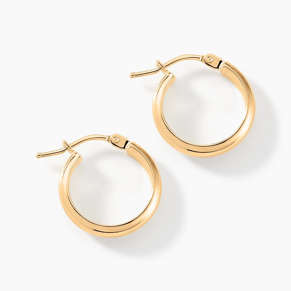 SHALANA Damen Creolen Gold 375 (9 Karat) B 3 mm - Créoles Femme | Marc Orian