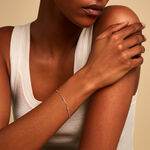 Bracelet Thesee Argent Blanc Oxyde De Zirconium - Bracelets fantaisie Femme | Marc Orian