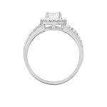 Bague Solitaire Titemae Argent Blanc Oxyde De Zirconium - Bijoux fantaisie Femme | Marc Orian