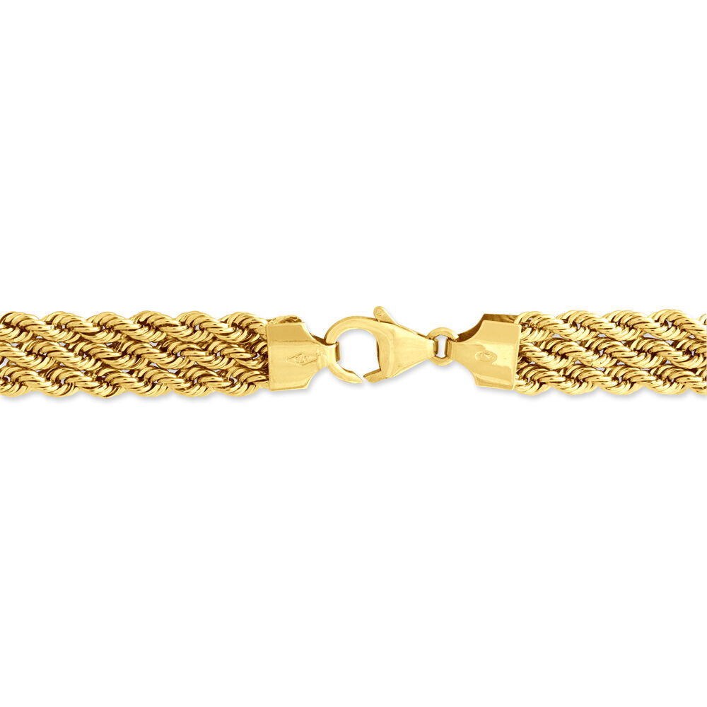 Bracelet Jerry Maille Corde 3 Rangs Or Jaune - Bracelets mailles Femme | Marc Orian