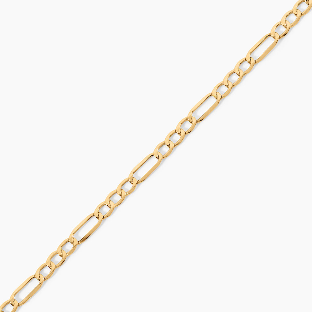 Bracelet Or Jaune Maille Altern&eacute;e 1/3 - Bracelets mailles Femme | Marc Orian