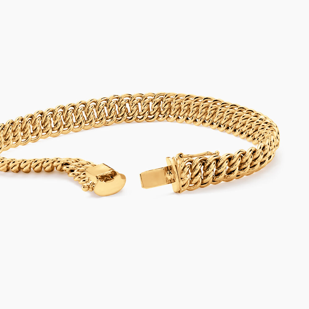 Bracelet Jimmy Maille Americaine Or Jaune - Bracelets mailles Femme | Marc Orian