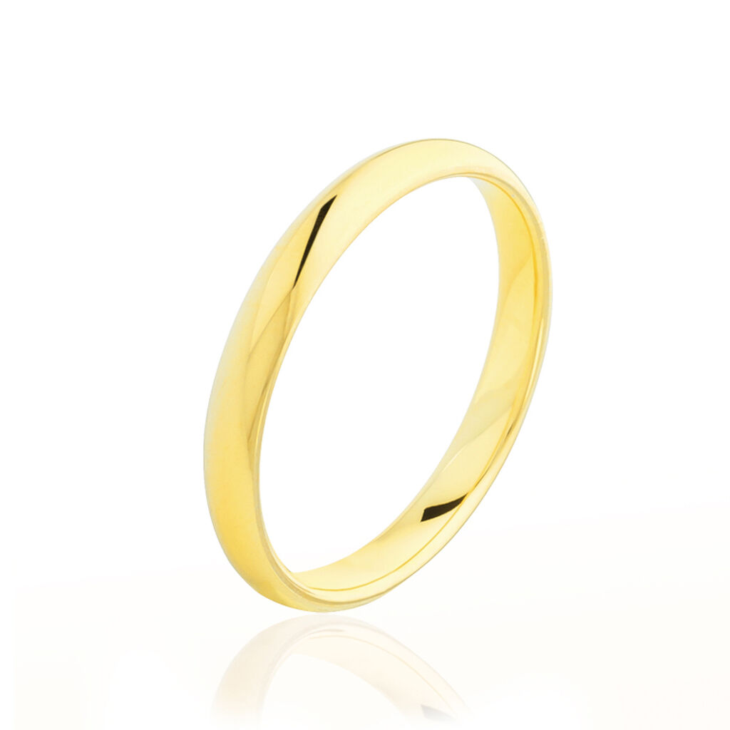 Alliance Isaac Demi Jonc Confort Or Jaune - Alliances personnalisées Famille | Marc Orian