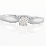 Bague Louisanna Or Blanc Diamant - Parures de mariage Femme | Marc Orian