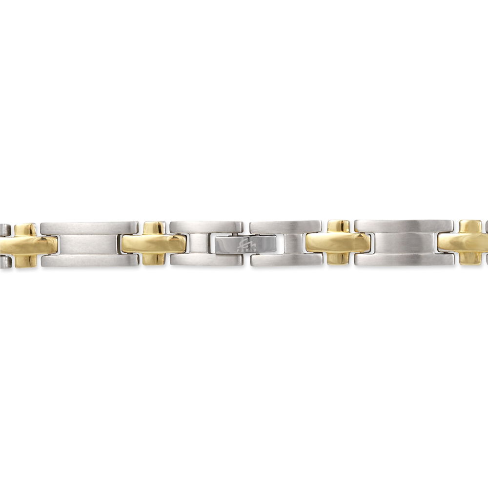 Bracelet Pierre Acier Bicolore - Bracelets chaînes Homme | Marc Orian