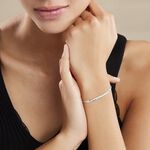 Bracelet Nuriaae Argent Blanc - Bracelets fantaisie Femme | Marc Orian