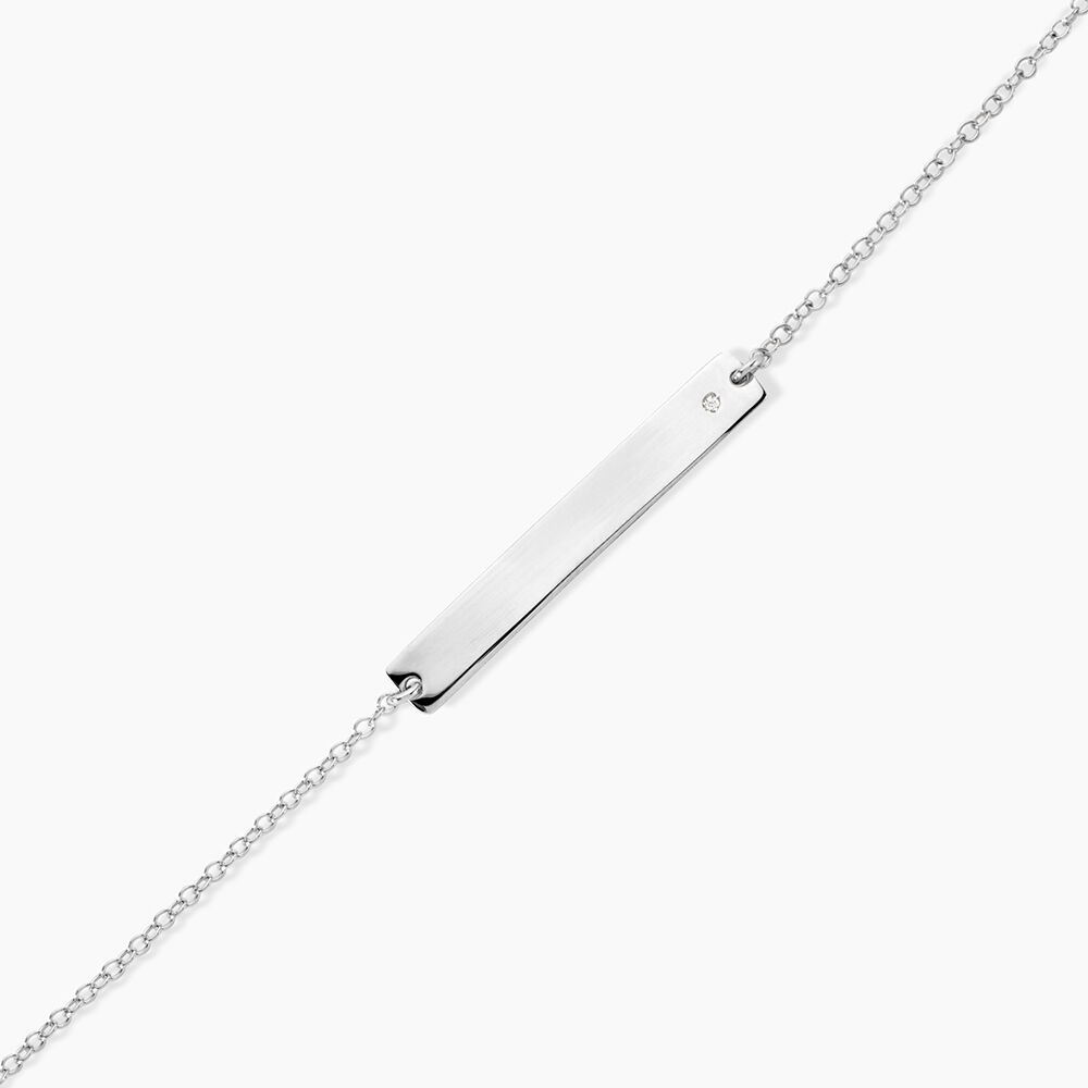 Bracelet Suzeanne Argent Blanc Oxyde De Zirconium - Gourmettes Femme | Marc Orian