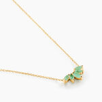 Collier Josslyn Or Jaune Emeraude - Colliers avec pierres Femme | Marc Orian