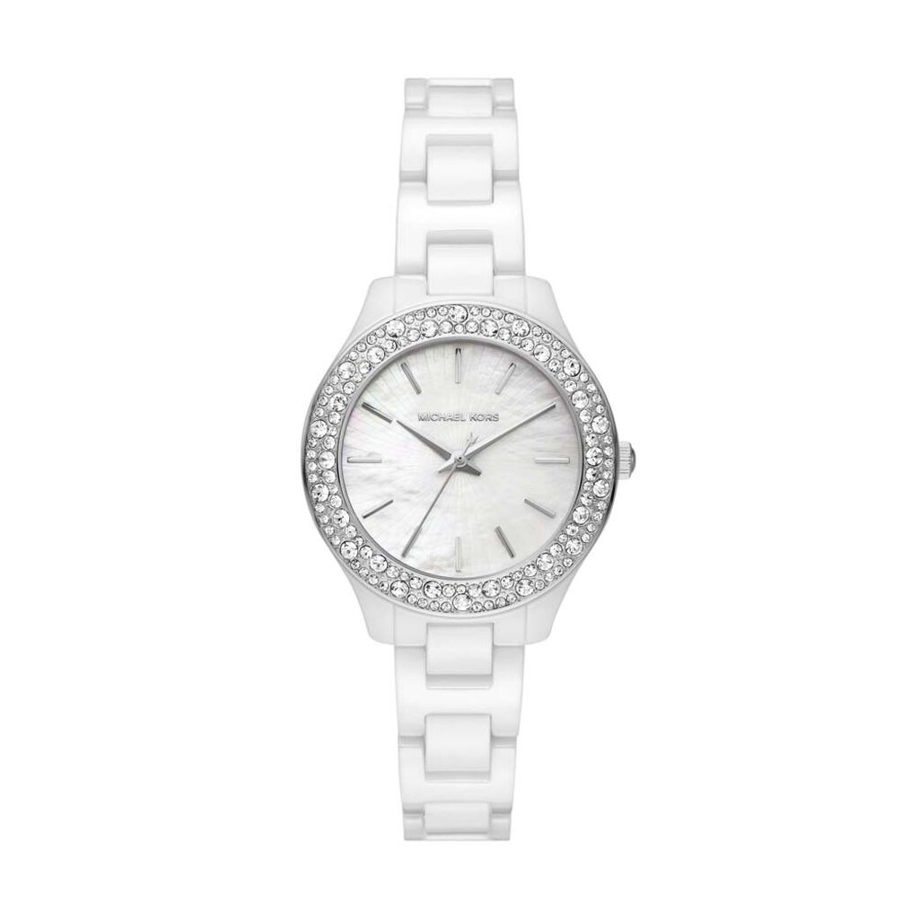 Montre Michael Kors Liliane Blanc - Montres étanches Femme | Marc Orian
