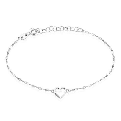 Bracelet Argent Blanc Hariane - Bracelets chaînes Femme | Marc Orian