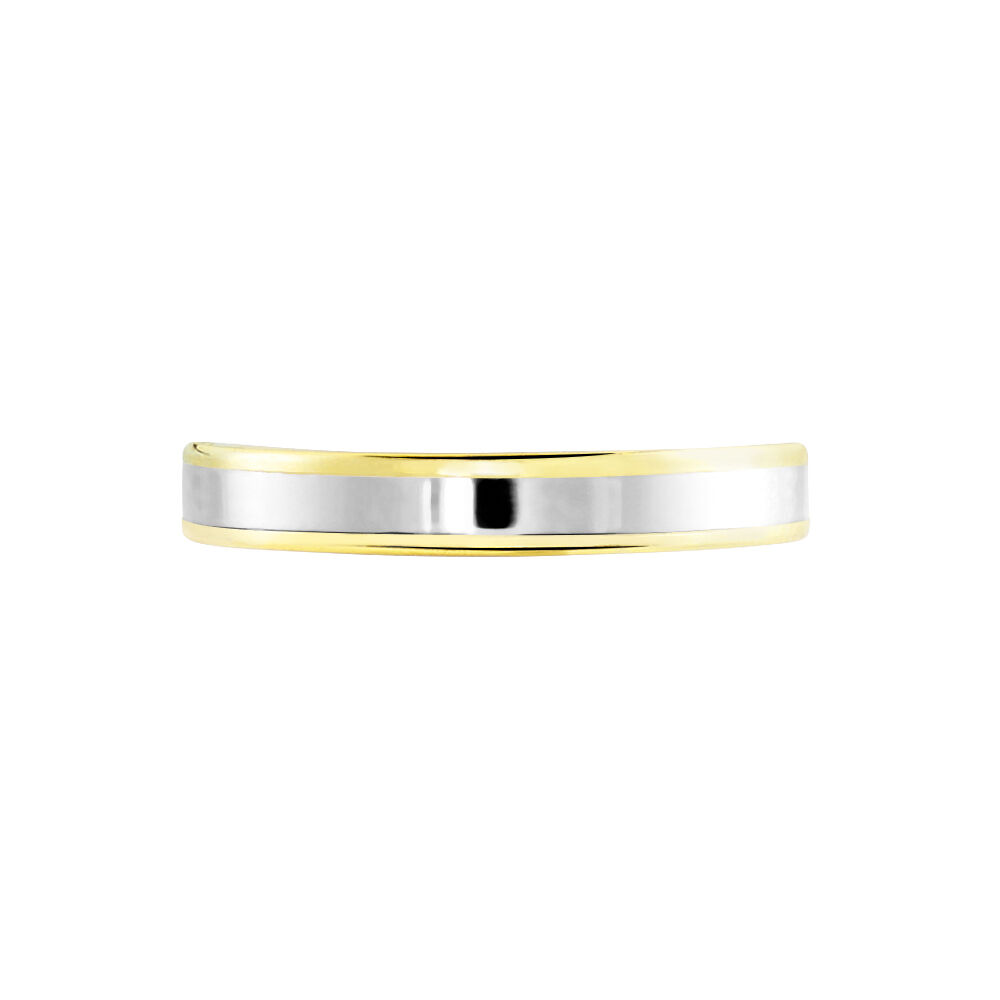 Alliance Hevan Ruban Or Bicolore - Alliances duo Unisex | Marc Orian