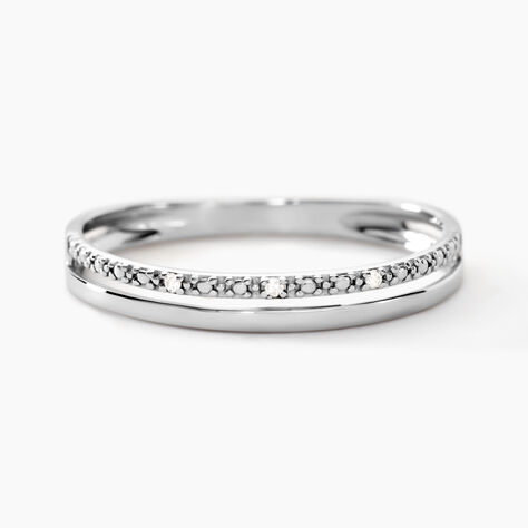 Bague Olena Or Blanc Diamant - Bagues pierres précieuses Femme | Marc Orian