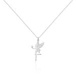 Collier Alberte Argent Blanc Oxyde De Zirconium - Colliers avec pierres Femme | Marc Orian