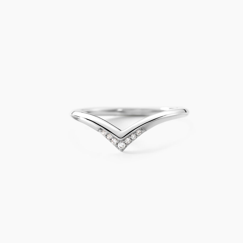Bague Tami Argent Blanc Oxyde De Zirconium - Bijoux fantaisie Femme | Marc Orian