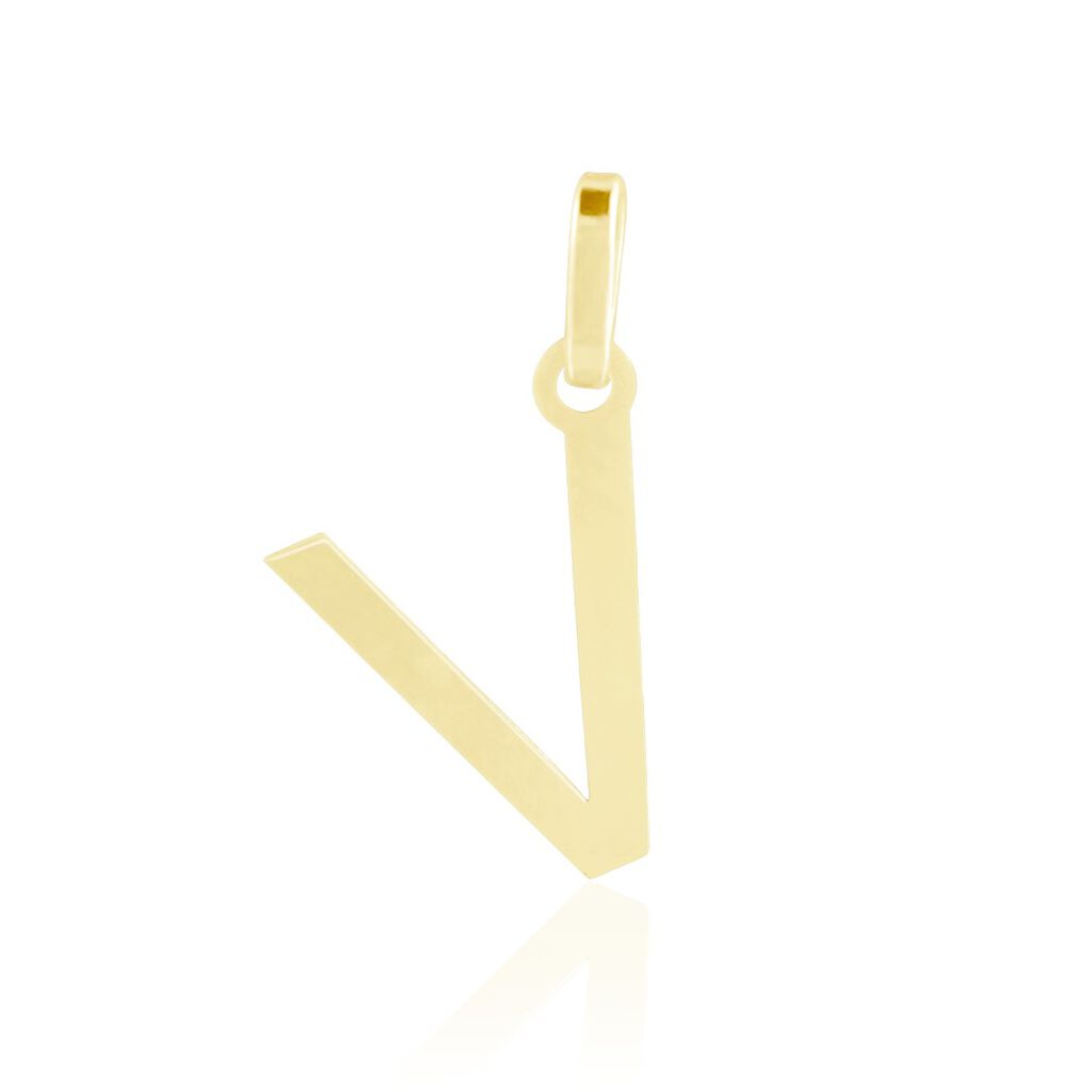 Pendentif Ionia Lettre Or Jaune - Pendentifs Famille | Marc Orian