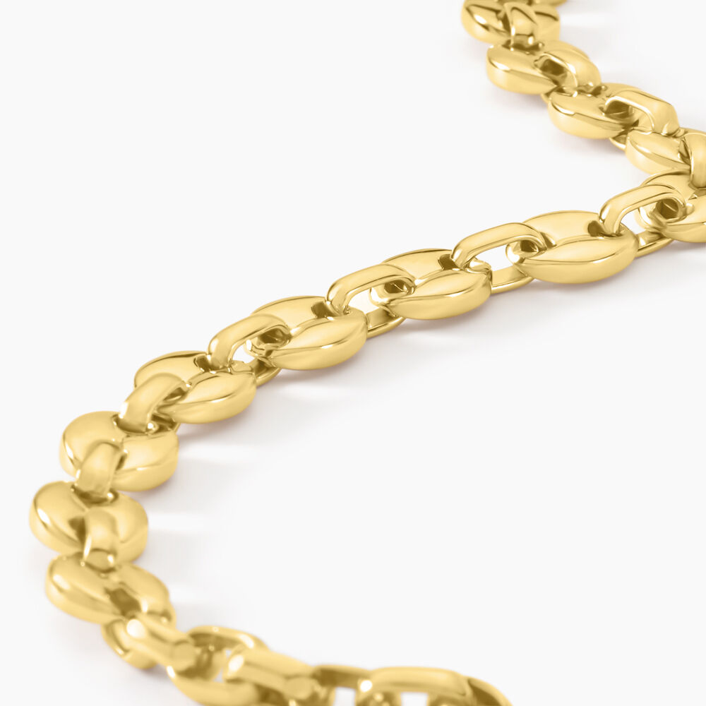 Bracelet Maille Acier Doré Cadia - Bracelets mailles Homme | Marc Orian