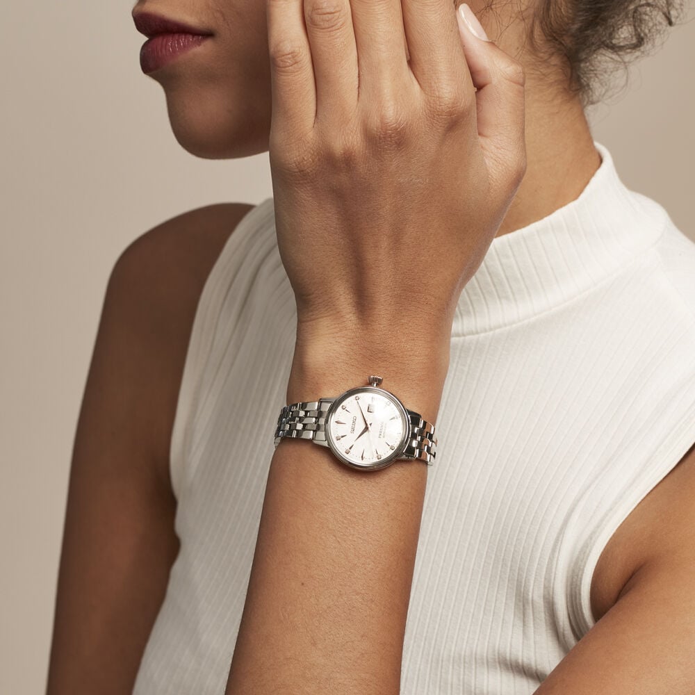 Montre Seiko Presage Rose - Montres automatiques Femme | Marc Orian