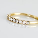 Alliance Hera Or Jaune Diamant - Alliances avec pierres Femme | Marc Orian