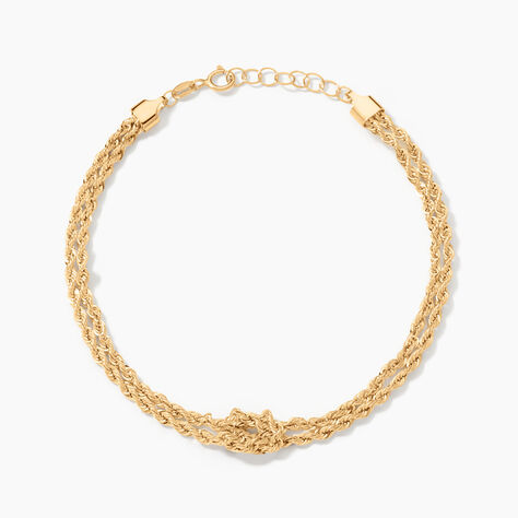 Bracelet Jerry Or Jaune - Bracelets mailles Femme | Marc Orian