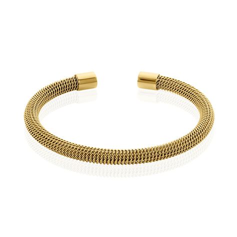 Bracelet Jonc Acier Doré Sibil - Bracelets jonc Femme | Marc Orian