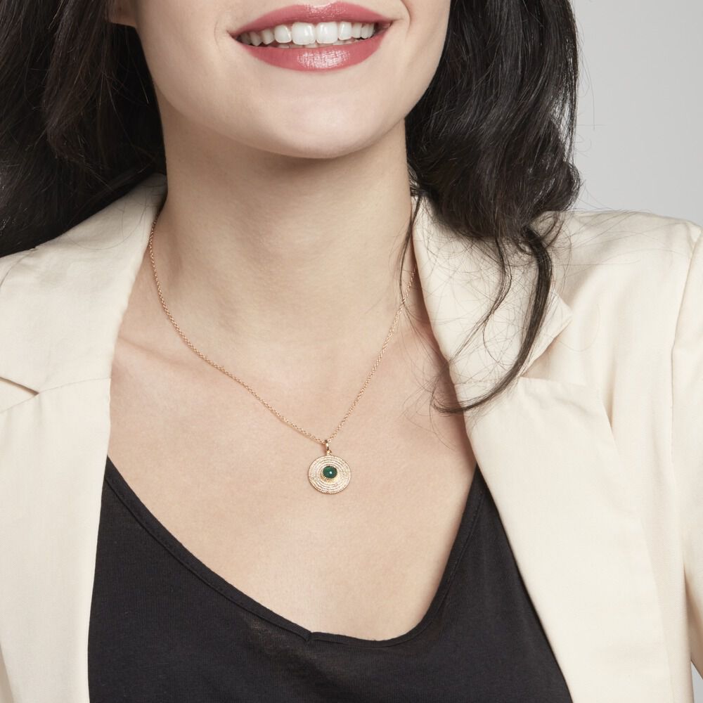 Collier Ilia Plaqué Or Jaune Verre - Colliers avec pierres Femme | Marc Orian