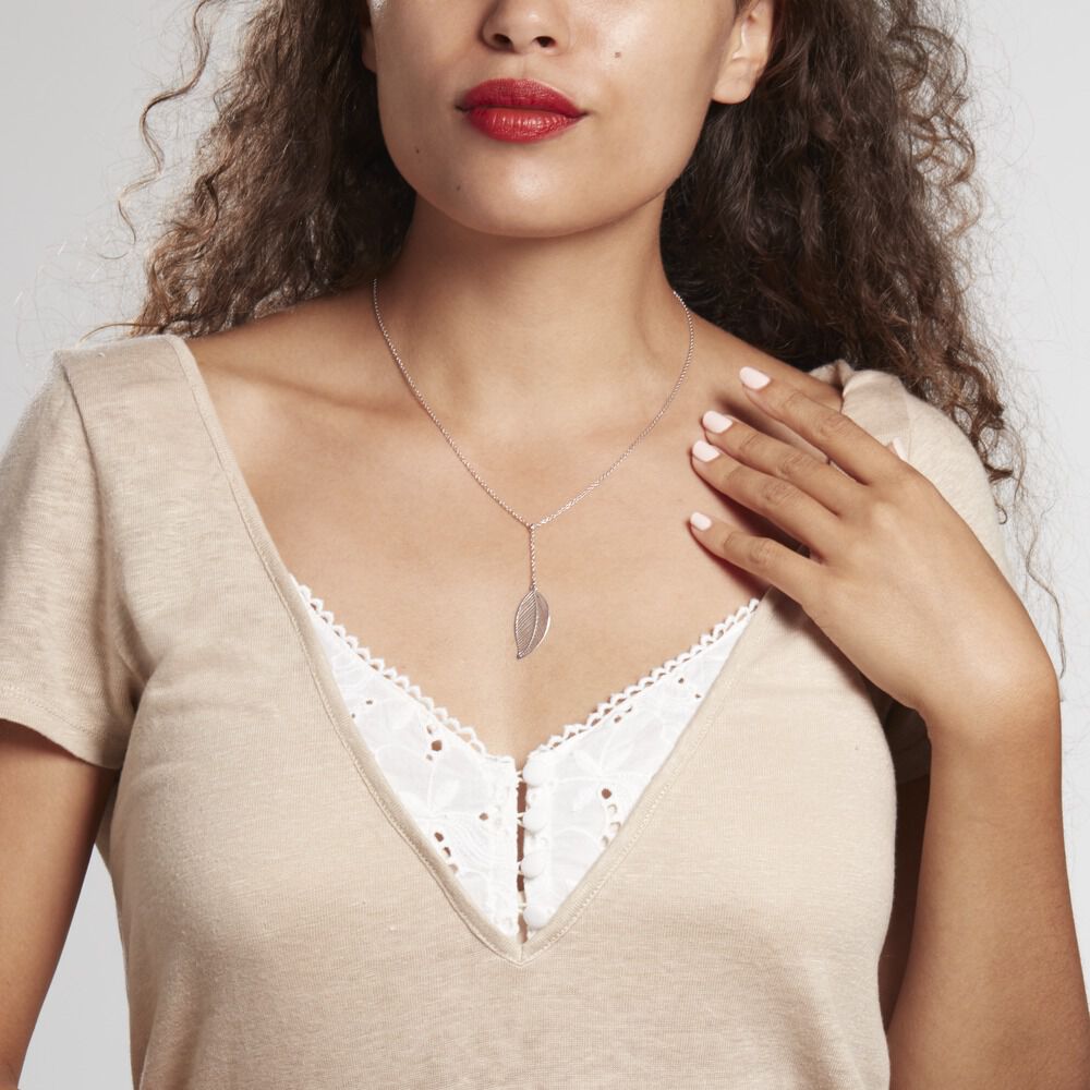 Collier Fanni Argent Blanc - Colliers ete Femme | Marc Orian