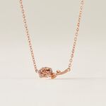 Collier Edenia Argent Rose Oxyde De Zirconium - Colliers avec pierres Femme | Marc Orian