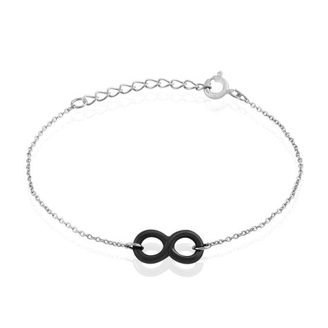 Bracelet Alicia Argent Blanc Céramique - Bracelets chaînes Femme | Marc Orian