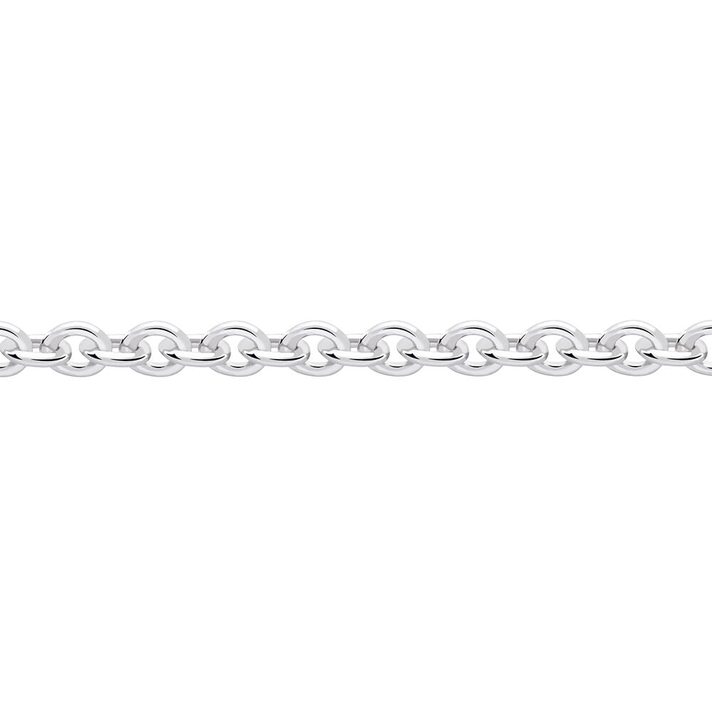 Cha&icirc;ne Ilda Maille For&ccedil;at Limee Or Blanc - Chaines Femme | Marc Orian