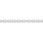 Cha&icirc;ne Ilda Maille For&ccedil;at Limee Or Blanc - Chaines Femme | Marc Orian