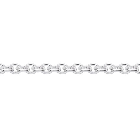 Cha&icirc;ne Ilda Maille For&ccedil;at Limee Or Blanc - Chaines Femme | Marc Orian