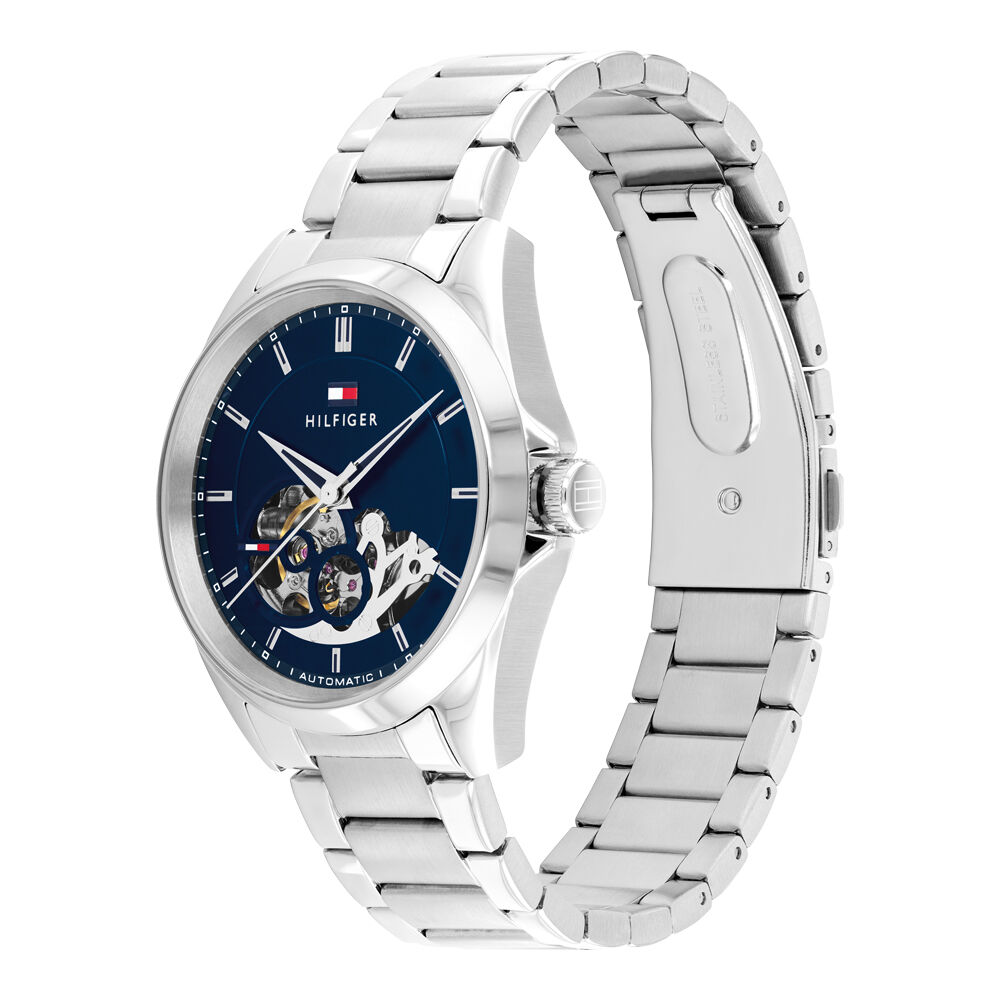 Montre Tommy Hilfiger Baker Automatic Bleu - Montres automatiques Homme | Marc Orian
