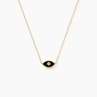 Collier Matiasma Or Jaune Onyx Diamant