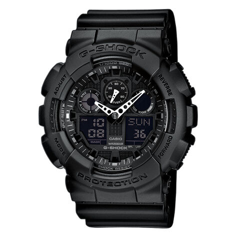 Montre Casio G-shock Black & White Noir - Montres étanches Homme | Marc Orian