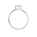 Bague Frika Or Blanc Diamant - Parures de mariage Femme | Marc Orian