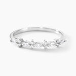 Bague Naura Argent Blanc Oxyde De Zirconium - Bijoux fantaisie Femme | Marc Orian