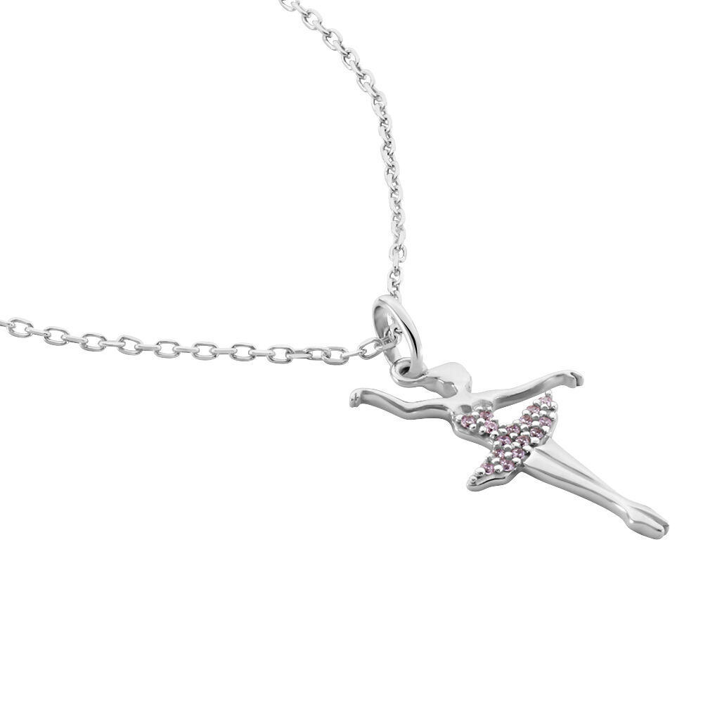 Collier Stelly Argent Blanc Oxyde De Zirconium - Colliers avec pierres Femme | Marc Orian